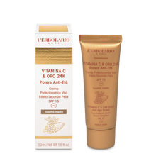 Load image into Gallery viewer, VITAMIN CE 24K GOLD LINE - PERFECTING FACIAL CREAM MEDIUM 50 ML