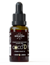 Load image into Gallery viewer, COCO VITD3 20 ML - VITAMIN D3 AND COCONUT OIL