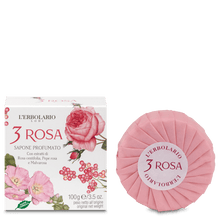 Carica l'immagine nel visualizzatore di Gallery, LINEA 3 ROSA - SAPONE PROFUMATO 100 GR