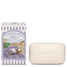 Carica l'immagine nel visualizzatore di Gallery, LINEA LAVANDA SAPONE 100 GRAMMI