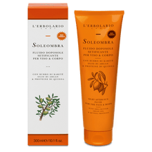 Load image into Gallery viewer, AFTER SUN SOLEOMBRA MAXI SIZE FACE AND BODY 300 ML