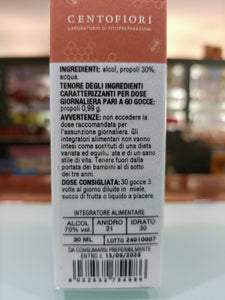 PROPOLI ESTRATTO IDROALCOLICO 30 ML CENTOFIORI