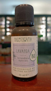 NASOTERAPIA OLIO ESSENZIALE LAVANDA HYBRIDA BIO 30 ML