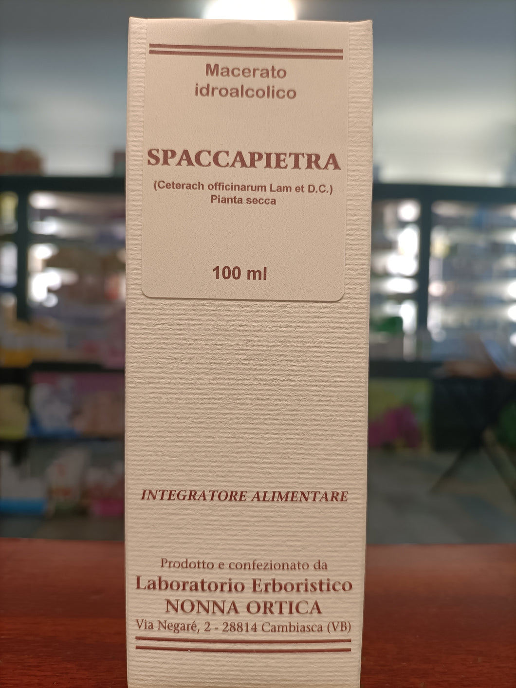 ESTRATTO IDROALCOLICO DI SPACCAPIETRA 100 ML