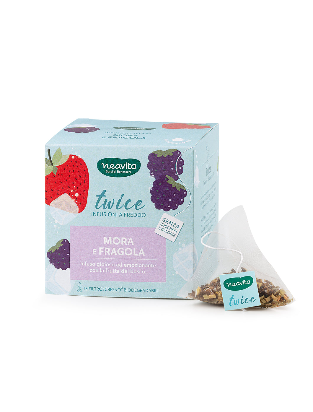 TWICE MORA E FRAGOLA 15 BUSTINE FILTROSCRIGNO