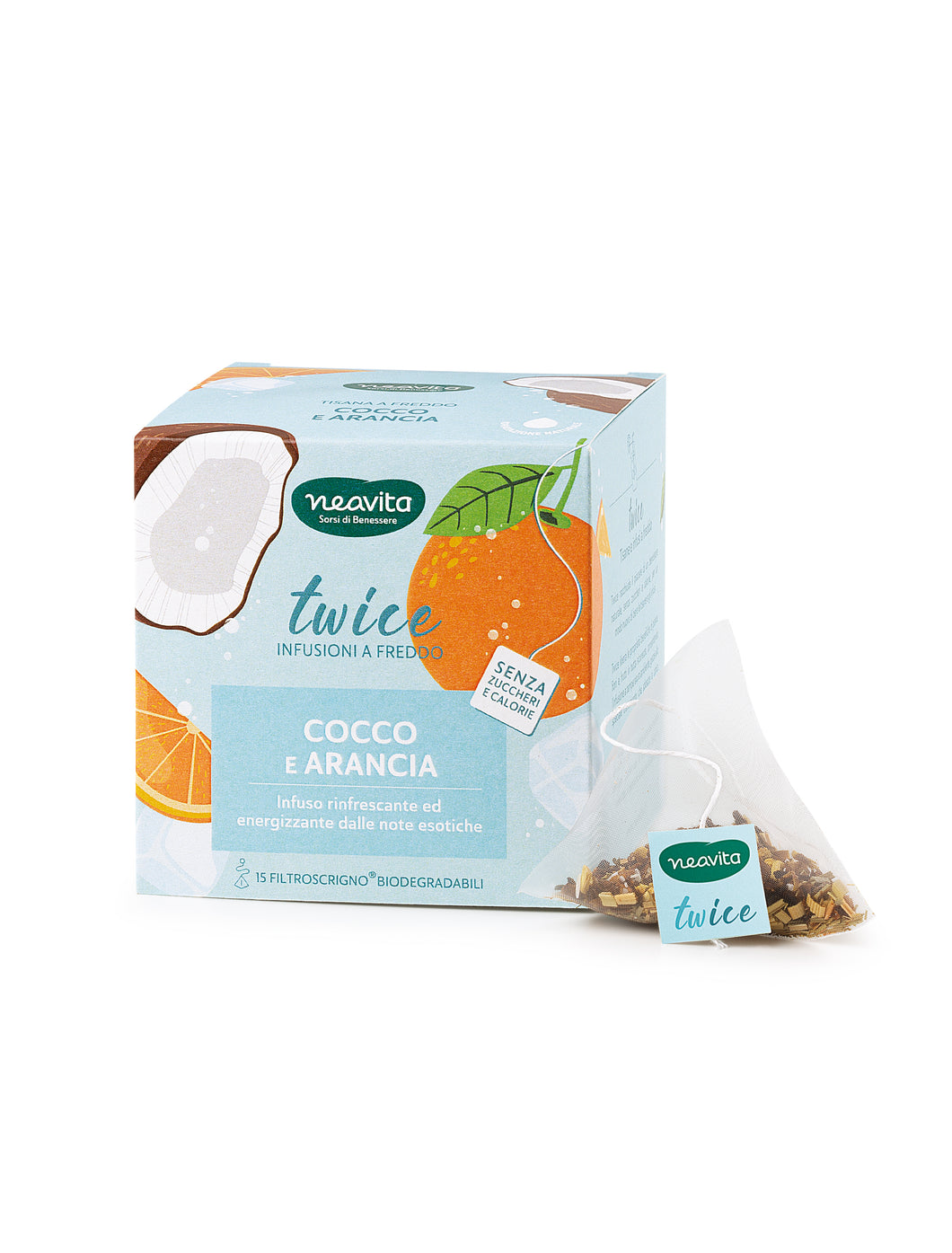 TWICE COCCO E ARANCIA 15 BUSTINE FILTROSCRIGNO