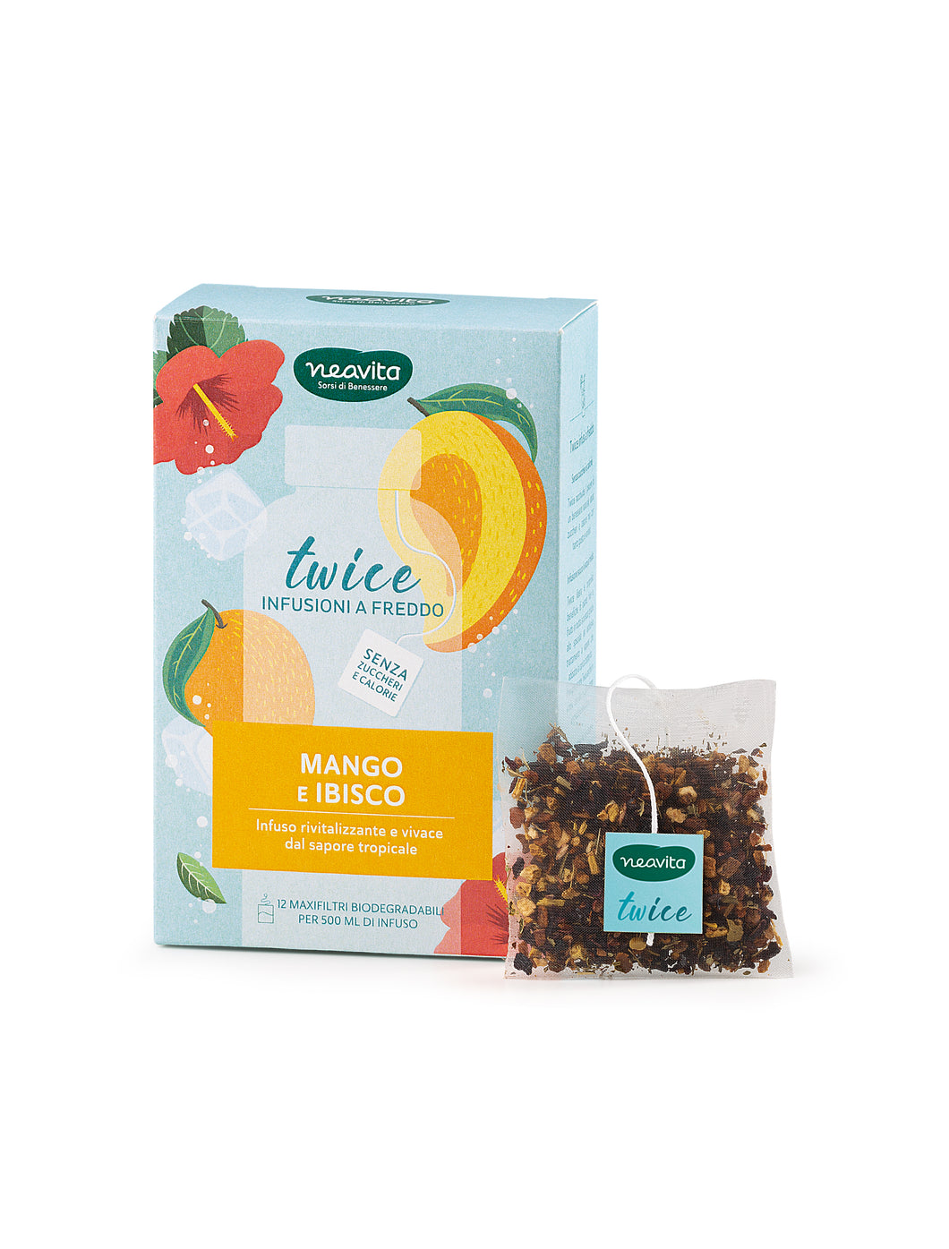 TWICE MANGO E IBISCO 12 MAXI BUSTINE FILTROSCRIGNO