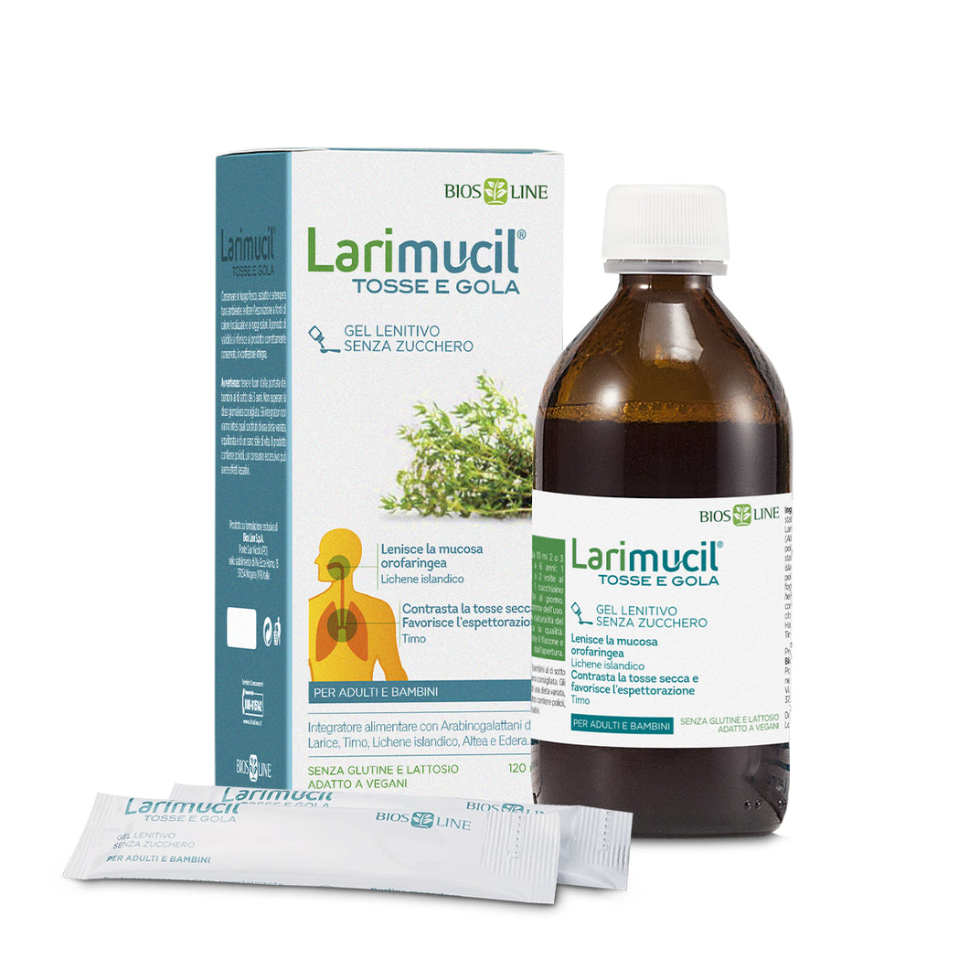 LARIMUCIL TOSSE E GOLA 120 ML - SENZA ZUCCHERO