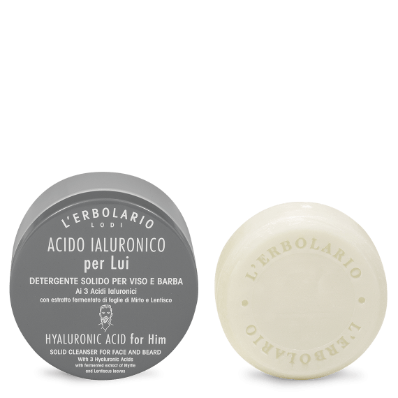 IALURONICO LUI - DETERGENTE SOLIDO VISO E BARBA 60 G