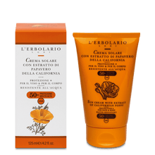 Carica l&#39;immagine nel visualizzatore di Gallery, CREMA SOLARE PAPAVERO DELLA CALIFORNIA 125 ML SPF 50+
