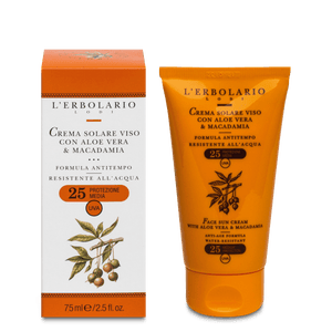 CREMA SOLARE VISO ALOE VERA 75 ML SPF25