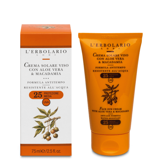 CREMA SOLARE VISO ALOE VERA 75 ML SPF25