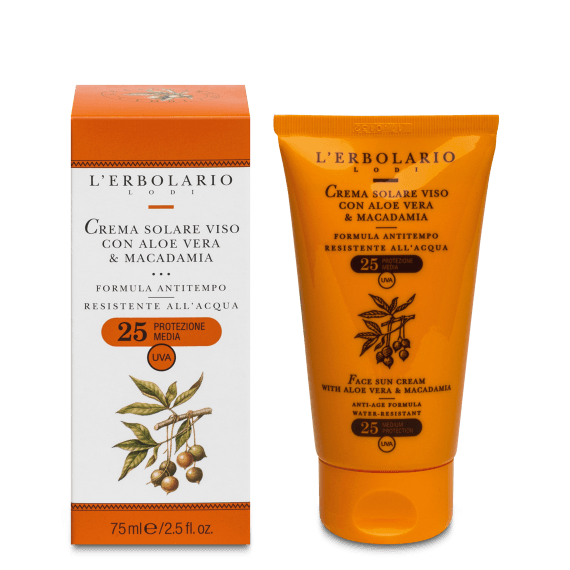 ALOE VERA FACIAL SUN CREAM 75 ML SPF25 – Erboristeria Azzano Decimo La Nota  Verde