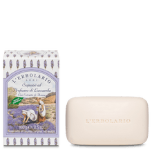 Load image into Gallery viewer, LAVENDER SOAP LINE 100 GRAMS 
