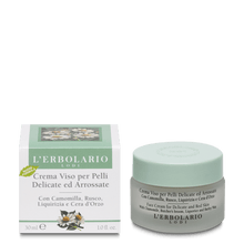 Load image into Gallery viewer, FACIAL CREAM FOR DELICATE SKIN CHAMOMILE AND BRUSCO ML 30 
