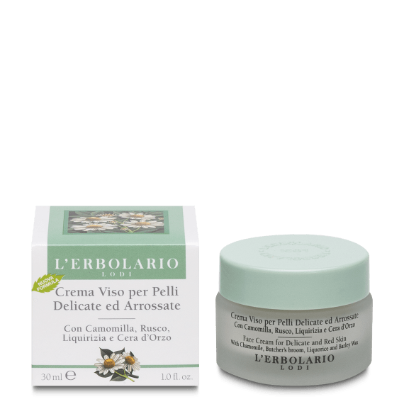 FACIAL CREAM FOR DELICATE SKIN CHAMOMILE AND BRUSCO ML 30 