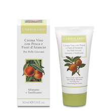 Load image into Gallery viewer, PEACH AND ORANGE BLOSSOM FACE CREAM 50 ML YOUNG SKIN 
