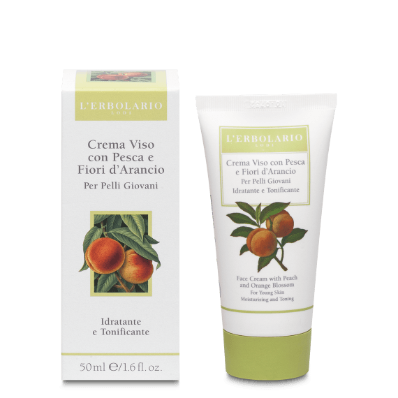 PEACH AND ORANGE BLOSSOM FACE CREAM 50 ML YOUNG SKIN 