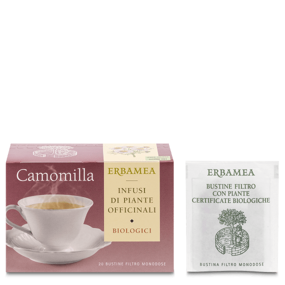 ORGANIC CHAMOMILE TISANA 20 HERBAMEA FILTERS 