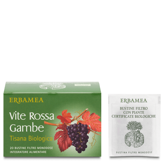 TISANA BIO VITE ROSSA GAMBE 20 FILTRI