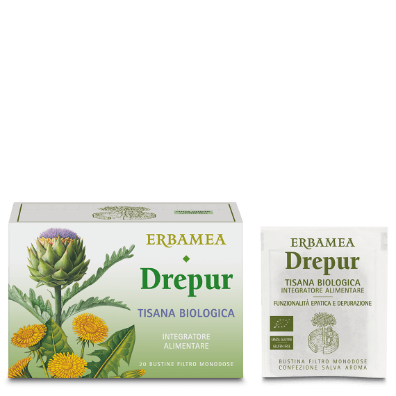 DREPUR ORGANIC HERBAL TEA 20 ERBAMEA FILTERS 