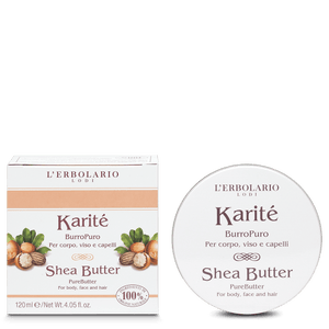 LINEA KARITE' - BURRO PURO CORPO, VISO, CAPELLI 120 ML