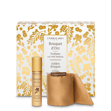 Carica l&#39;immagine nel visualizzatore di Gallery, LINEA BOUQUET D&#39;ORO - PROFUMO CON TWILL MULTIUSO
