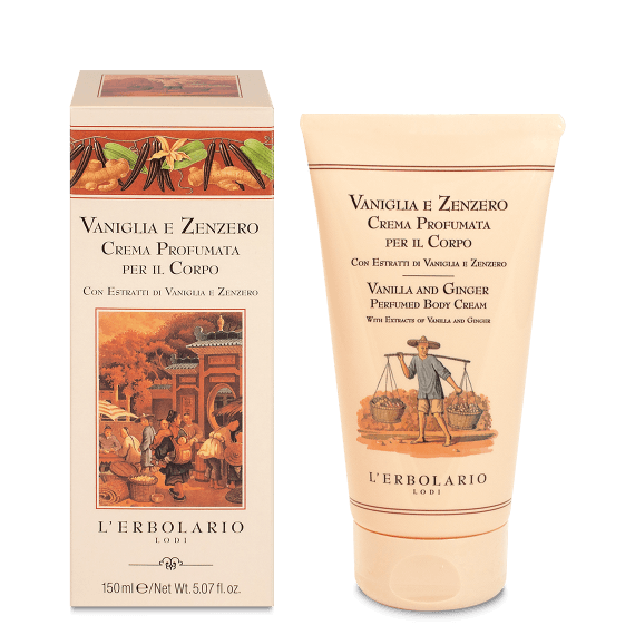 VANILLA AND GINGER BODY CREAM 150 ML 