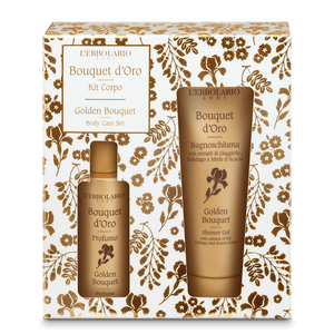 LINEA BOUQUET D'ORO - KIT CORPO BAGNOSCHIUMA + PROFUMO