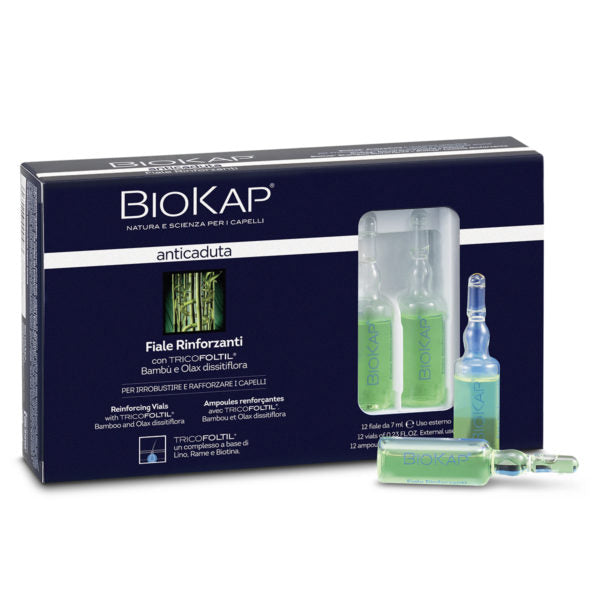 BIOKAP 12 STRENGTHENING ANTI-HAIR LOSS VIALS NEW FORMULA!