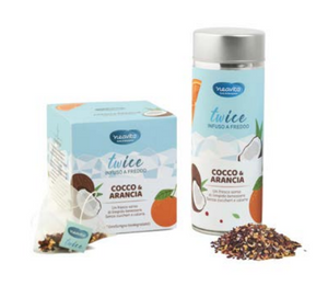 TWICE COCONUT AND ORANGE 15 SACHETS FILTROSCIGNO 