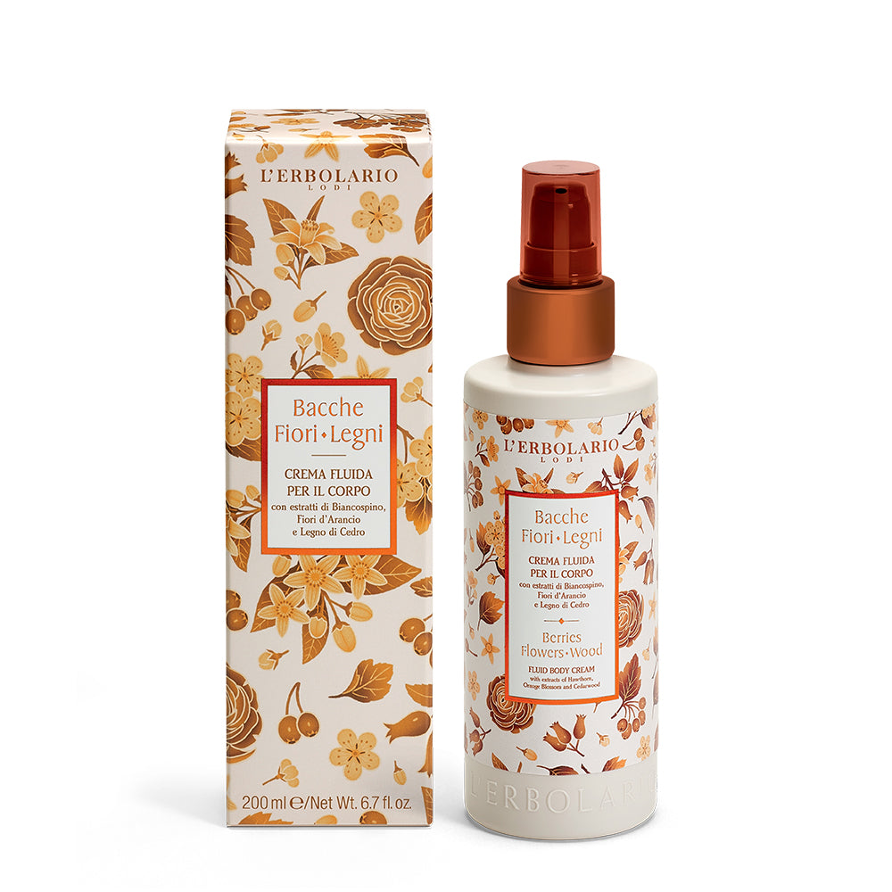 BERRIES, FLOWERS AND WOODS LINE FLUID BODY CREAM 200 ML 