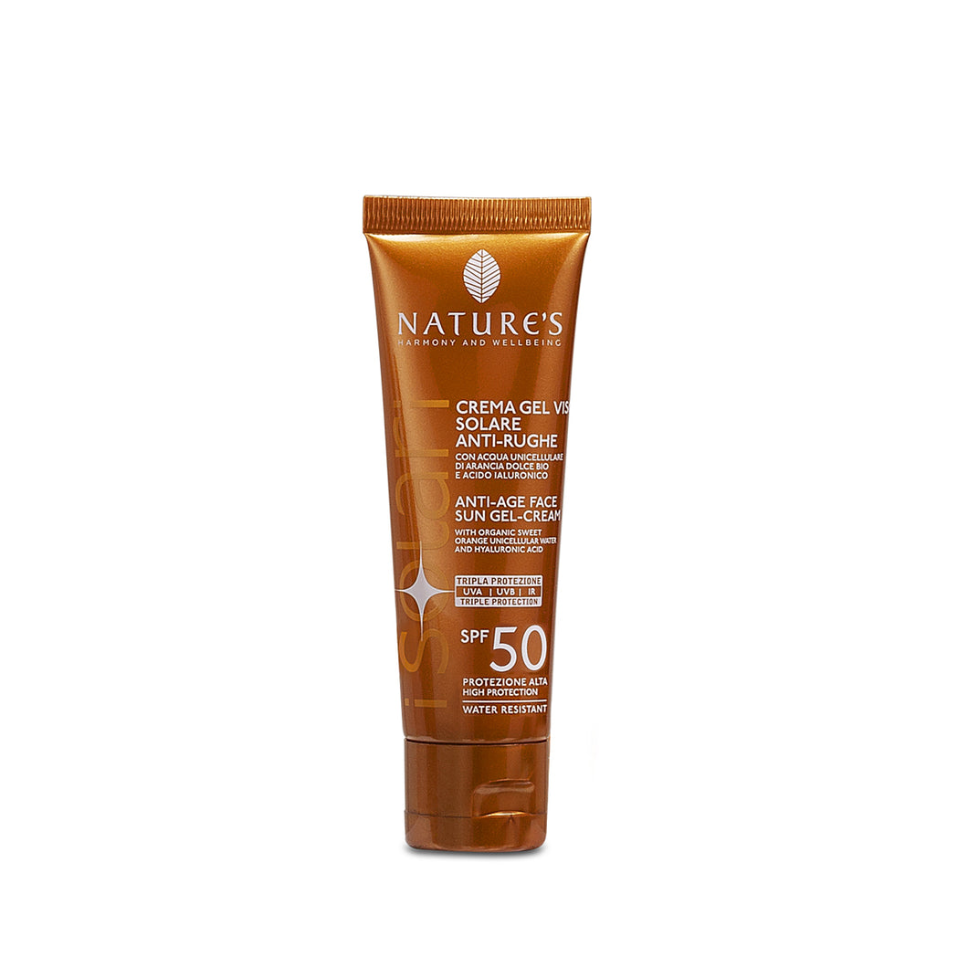 CREMA GEL SOLARE VISO SPF50 ANTIAGE - 50ML