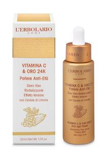 LINEA VITAMINA C E ORO 24K - SIERO VISO ANTIETA' ML 30