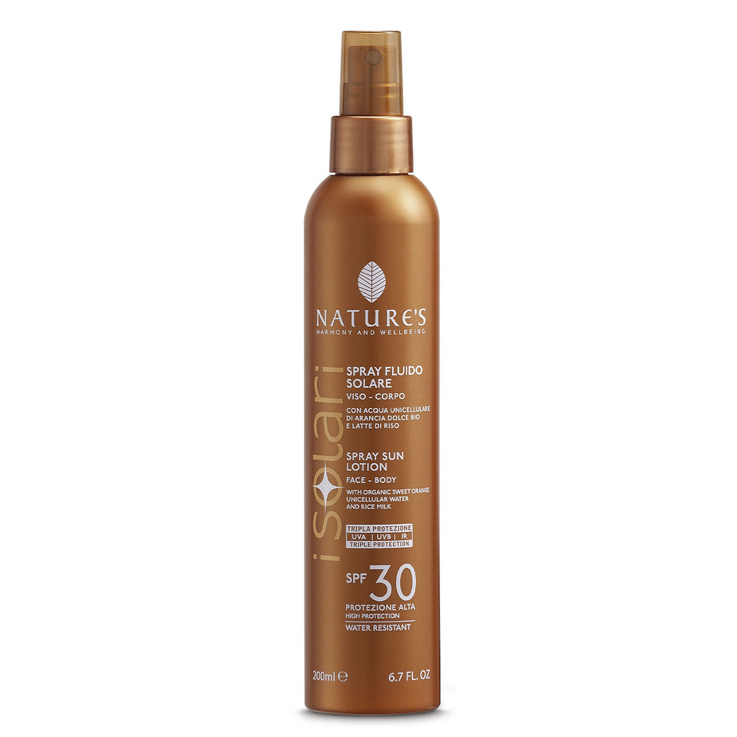 SONNENGESICHTS-KÖRPERSPRAY SPF30 – FLÜSSIG